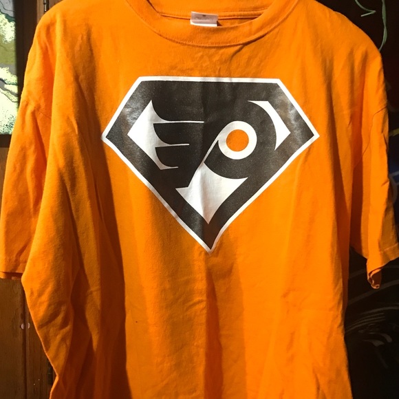Philadelphia Flyers short sleeve t-shirt superman - Picture 2 of 4
